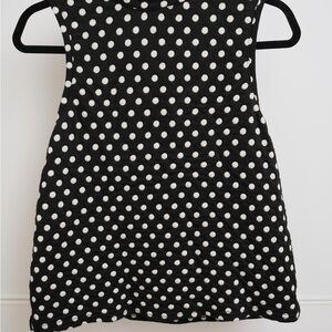 Anthropologie postmark Black and White Polka Dot Tank